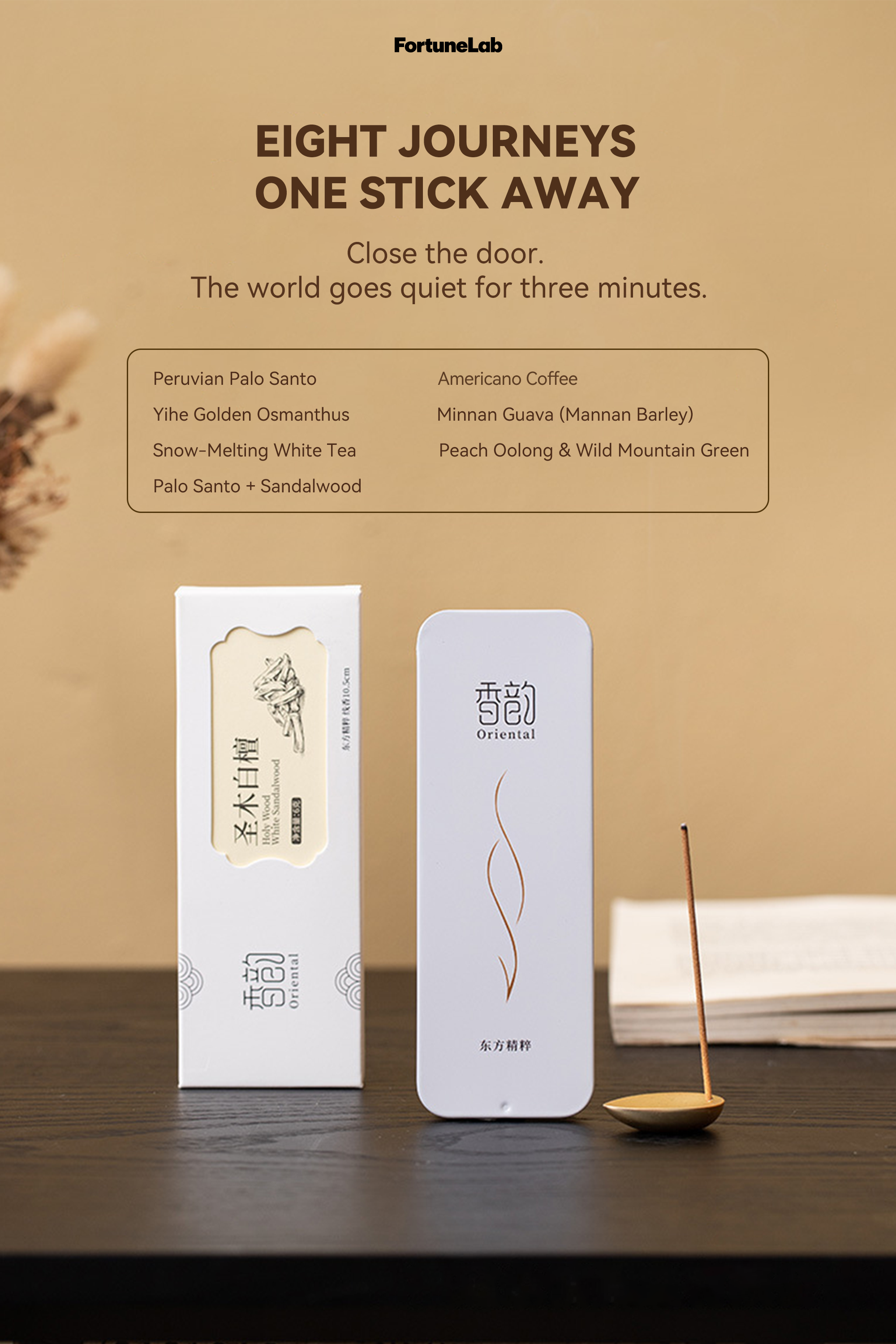 Palo Santo & Sandalwood Incense | Deep Grounding