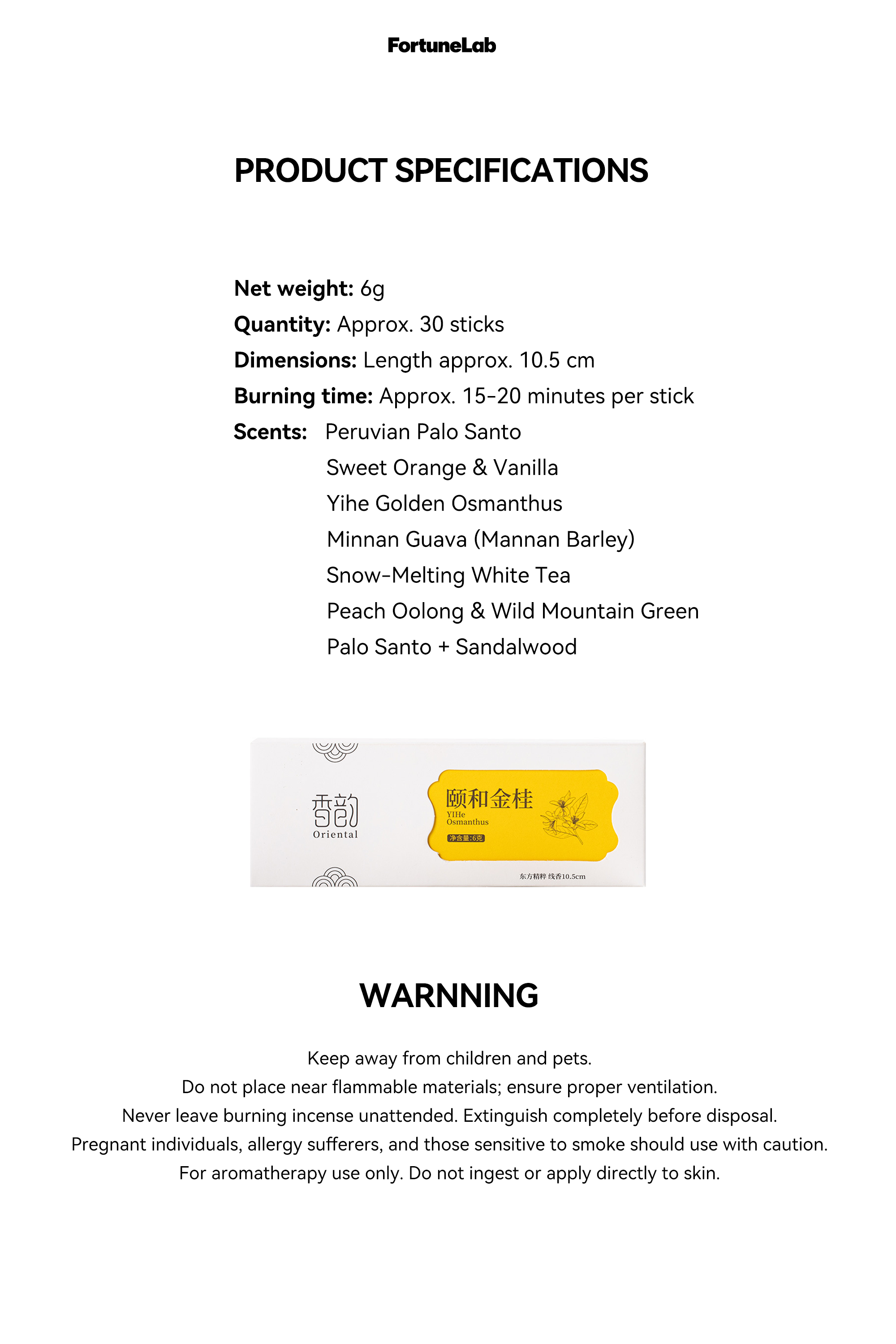 Palo Santo & Sandalwood Incense | Deep Grounding