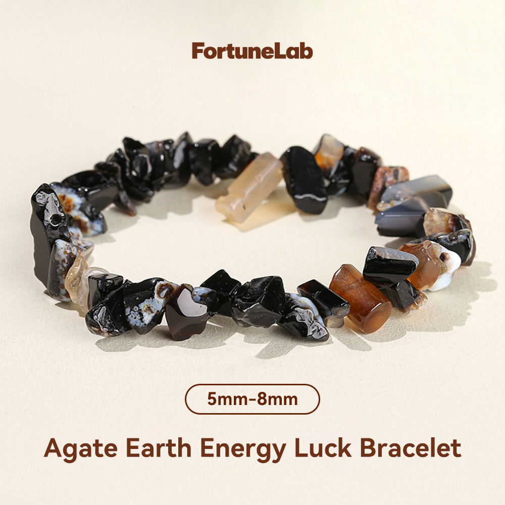 Grounding Protection Earth Element Bracelet – Natural Crystal Bracelet for Stability, Emotional Support & Energy Centering