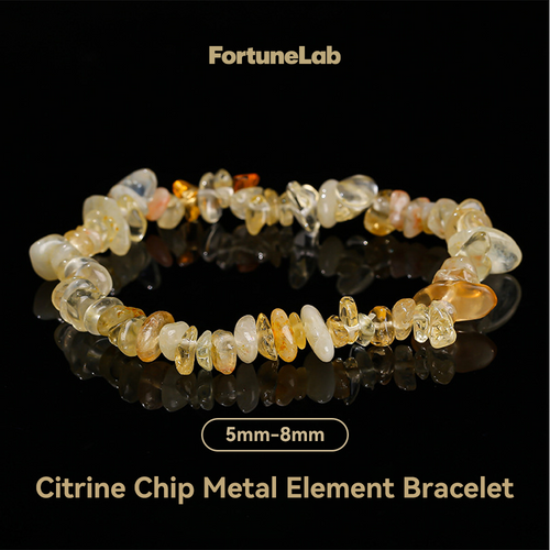 Clarity & Focus Metal Element Healing Bracelet – Natural Stone Crystal Bracelet for Mental Sharpness, Stress Relief & Energy Alignment
